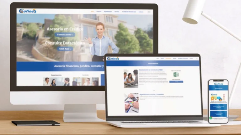 Desarrollo web corporativo para empresa financiera | Ingenia