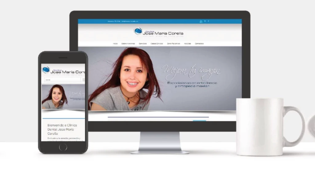 Sitio web moderno y branding para clínica odontológica con área de pacientes personalizada