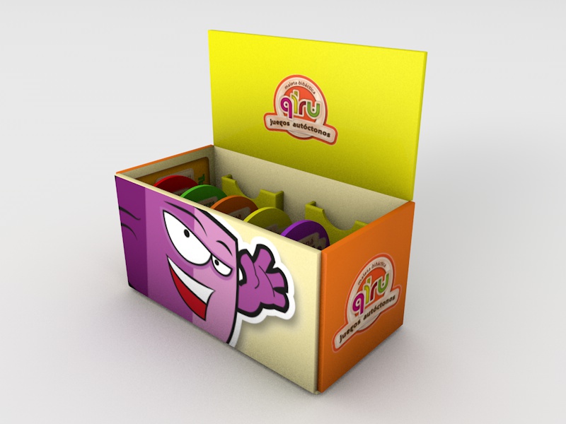 Caja transportable y desplegable del juguete didáctico modular con compartimentos para juegos tradicionales